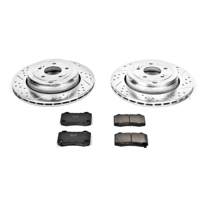 PSB Z23 Evolution Kit - Power Stop 10-16 Hyundai Genesis Coupe Rear Z23 Evolution Sport Brake Kit