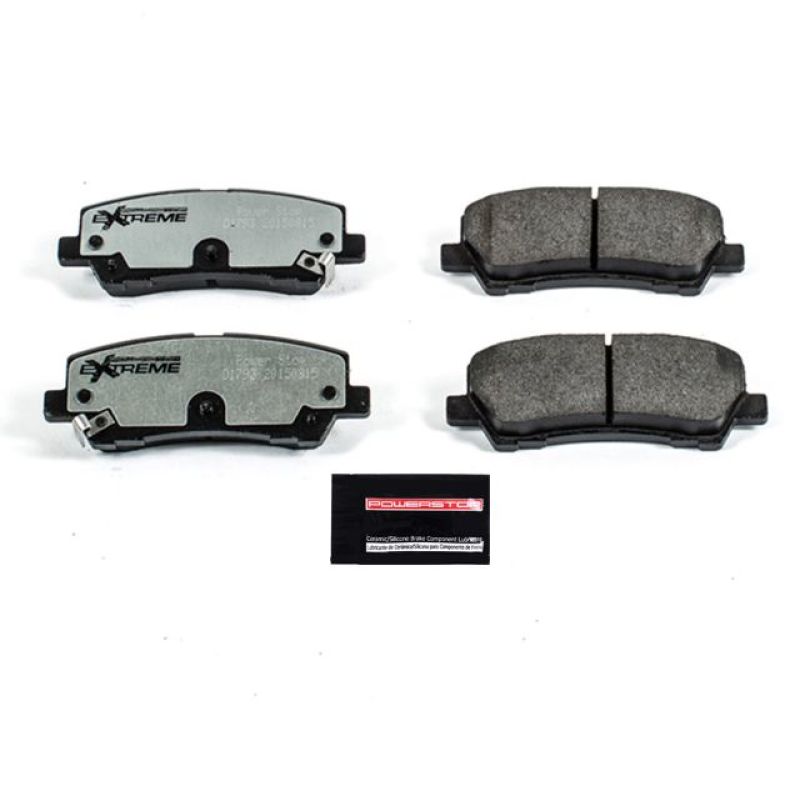 PSB Z26 Extreme Brake Pads - Power Stop 15-19 Ford Mustang Rear Z26 Extreme Street Brake Pads w/Hardware