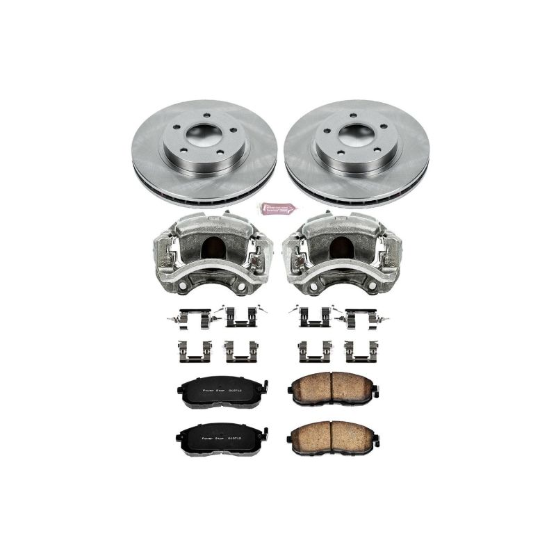 PSB Autospecialty Kit w/Cals - Power Stop 99-01 Nissan Maxima Front Autospecialty Brake Kit w/Calipers