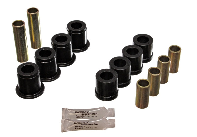 ES Cntrl Arm Bushings - Black - Energy Suspension 87-95 Nissan Pathfinder 2WD/4WD Black Front Control Arm Bushing Set