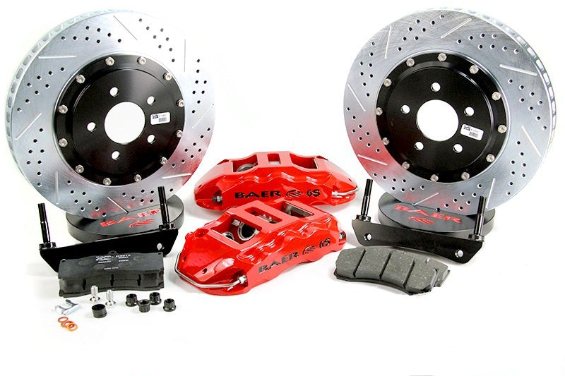 BAE Extreme Brake Kits - Baer Brakes 11-18 Ram 1500 15in Extreme+ Front SDZ Brake Kit - Fire Red