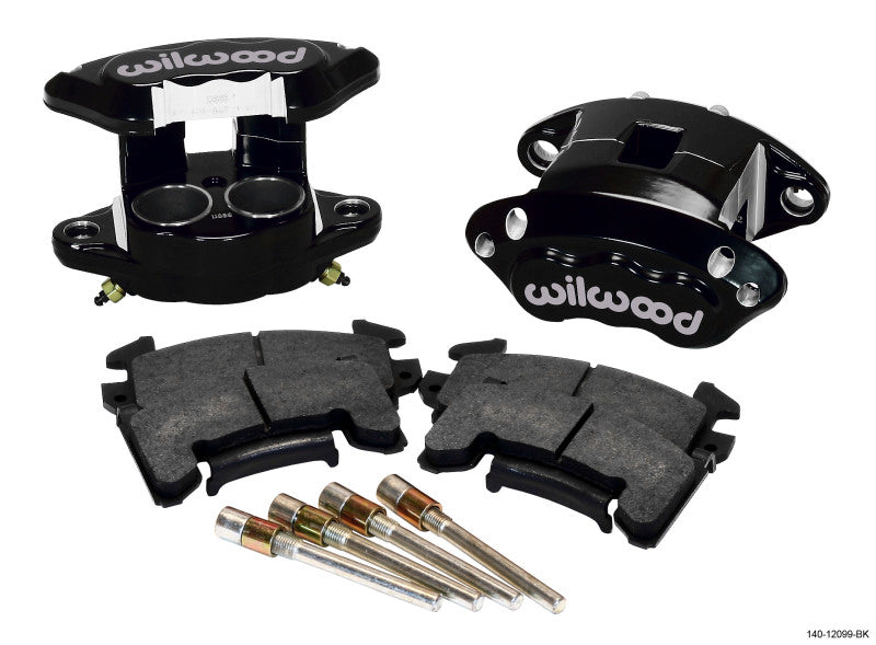 WIL D154 Brake Kit - Wilwood D154 Front Caliper Kit - Black 1.62 / 1.62in Piston 1.04in Rotor