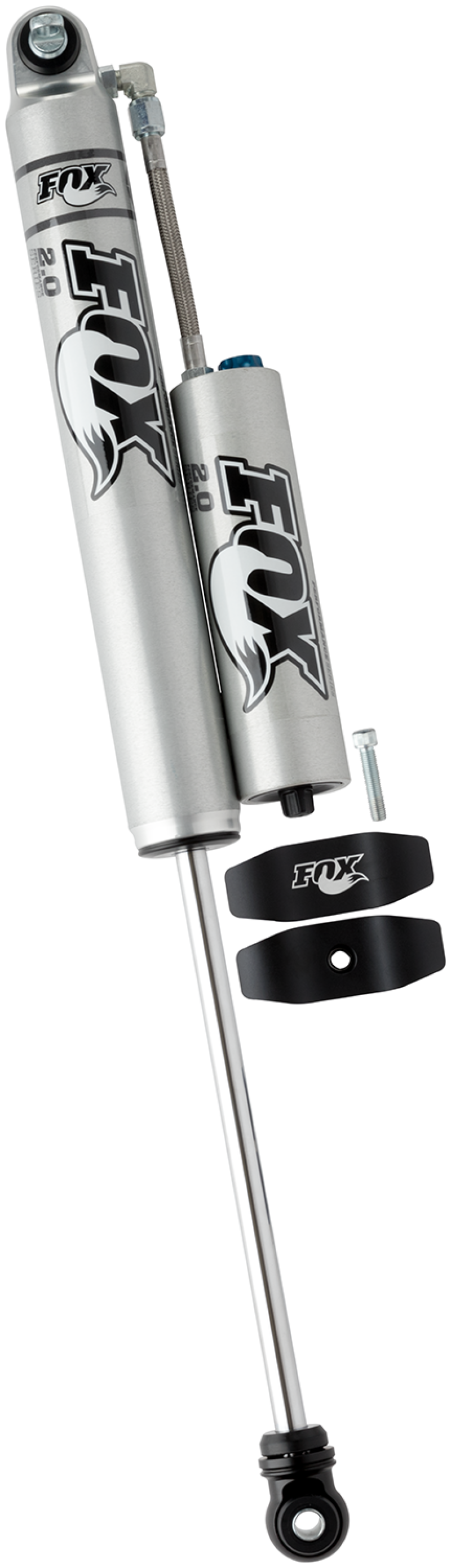 FOX 2.0 Factory Shock - Fox 07+ Jeep JK 2.0 Factory Series 11.6in. Smooth Body R/R Rear Shock w/CD Adj. / 4-6in. Lift