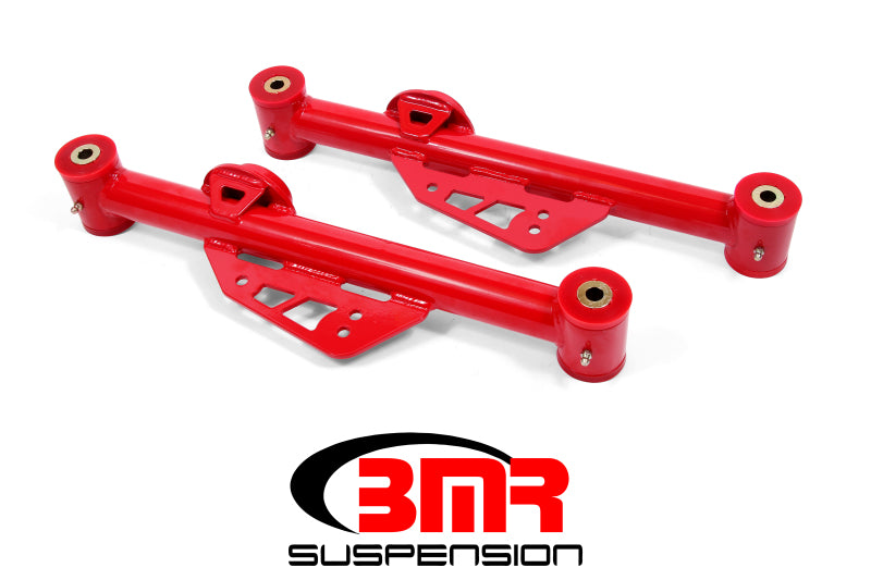 BMR Control Arms - BMR 79-98 Fox Mustang Non-Adj. Lower Control Arms (Polyurethane) - Red