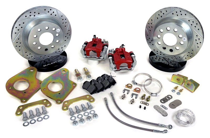 BAE Classic Series Brake Kits - Baer Brakes 78-88 GM G-Body 11.65in Classic Series Rear Brake Kit - Red