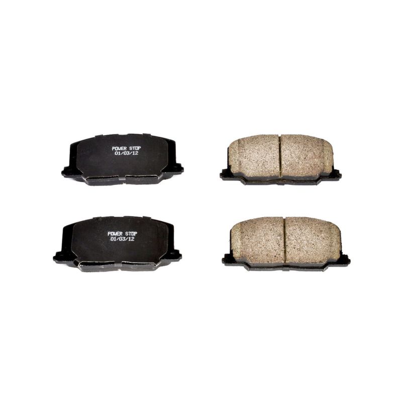 PSB Z16 Evolution Brake Pads - Power Stop 90-91 Lexus ES250 Front Z16 Evolution Ceramic Brake Pads