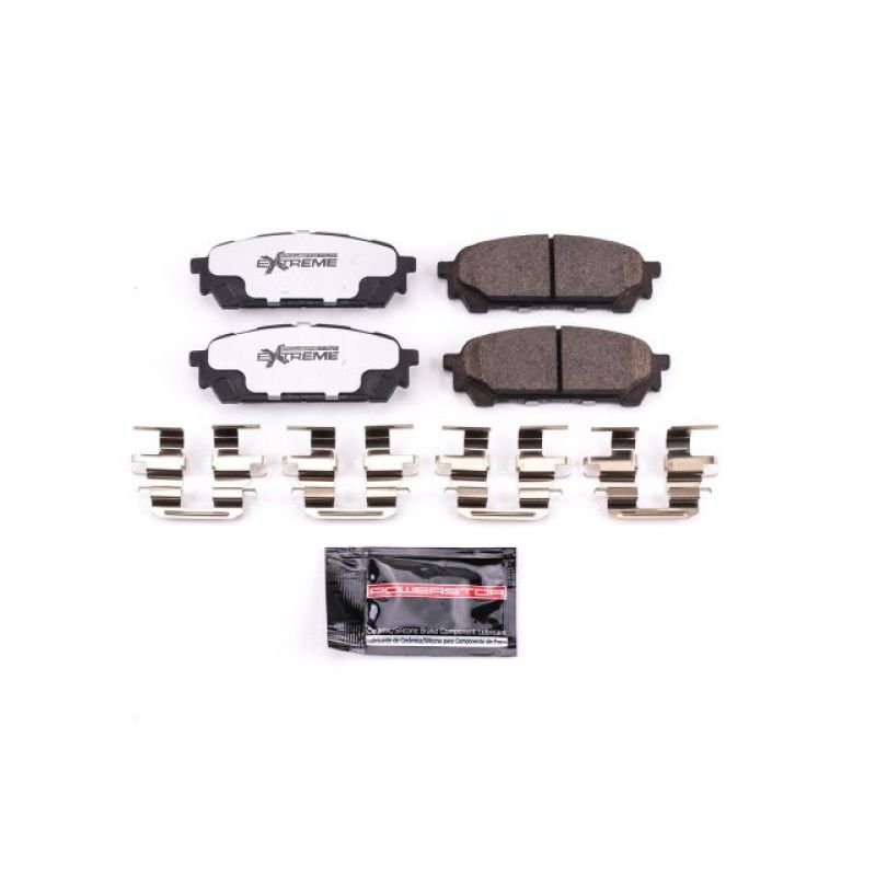 PSB Z26 Extreme Brake Pads - Power Stop 05-06 Saab 9-2X Rear Z26 Extreme Street Brake Pads w/Hardware