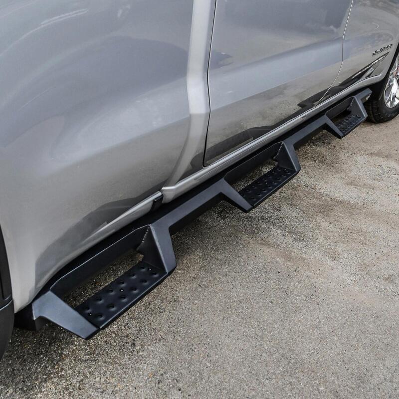 WES Nerf Bars - HDX Drop - Westin 19-22 GMC Sierra 1500 CC 6.5ft Bed (Excl. 2019 Ltd/LD) HDX Drop W2W Nerf Step Bars - Tex. Blk