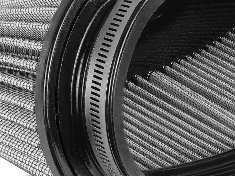AFE Universal Pro Dry S Filter - aFe Magnum FORCE Intake Rplcmnt Air Filter (11-3/8x4)IN F x (14x5-1/2)IN B x (12x3-1/2)IN T x 5IN H