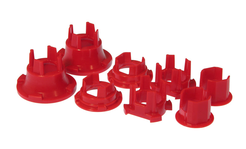 PRO Body/Subframe Bush - Red - Prothane 10 Chevy Camaro Rear Subframe Bushing Insert Kit - Red