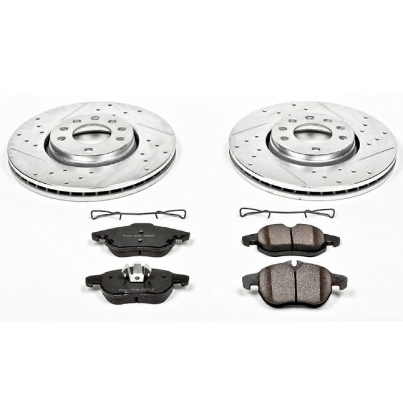 PSB Z23 Evolution Kit - Power Stop 03-11 Saab 9-3 Front Z23 Evolution Sport Brake Kit