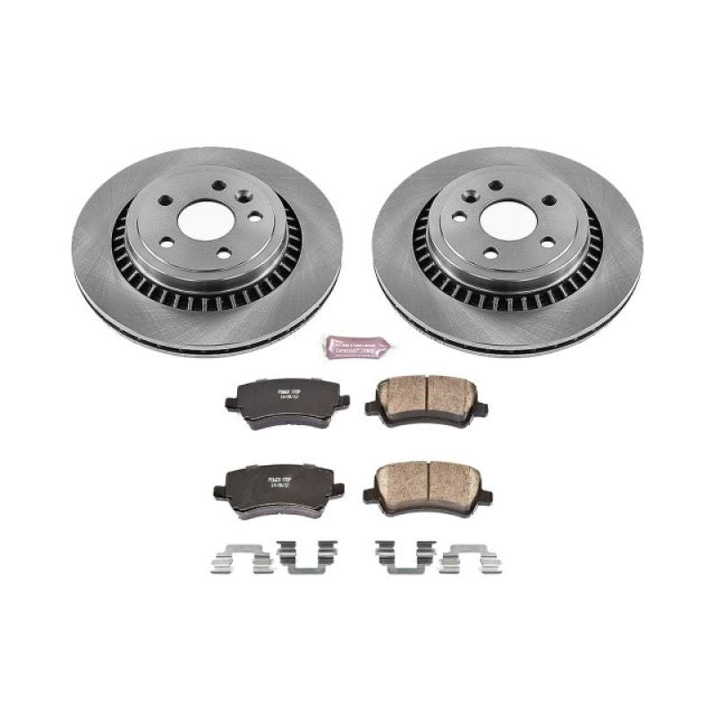 PSB Autospecialty Kit - Power Stop 10-17 Volvo XC60 Rear Autospecialty Brake Kit