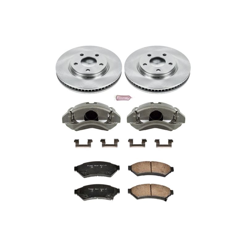 PSB Autospecialty Kit w/Cals - Power Stop 05-09 Buick Allure Front Autospecialty Brake Kit w/Calipers