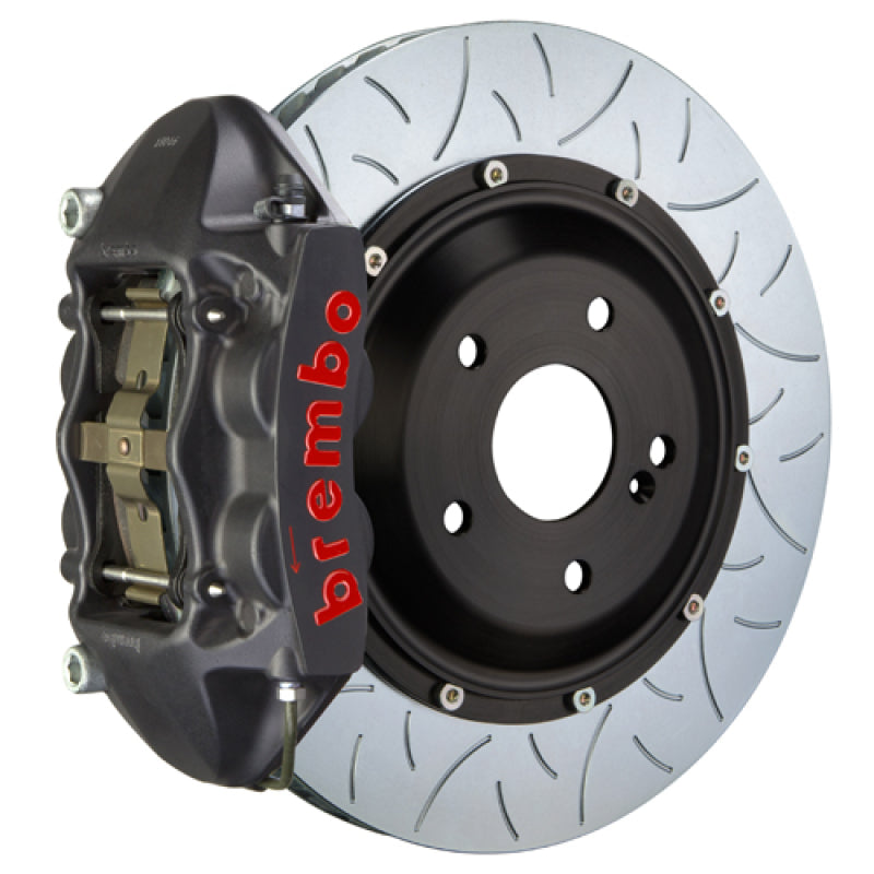 BRB Big Brake Kits - Brembo 16-21 Land Cruiser Rear GTS BBK 4 Piston Cast 380x28 2pc Rotor Slotted Type3-Black HA