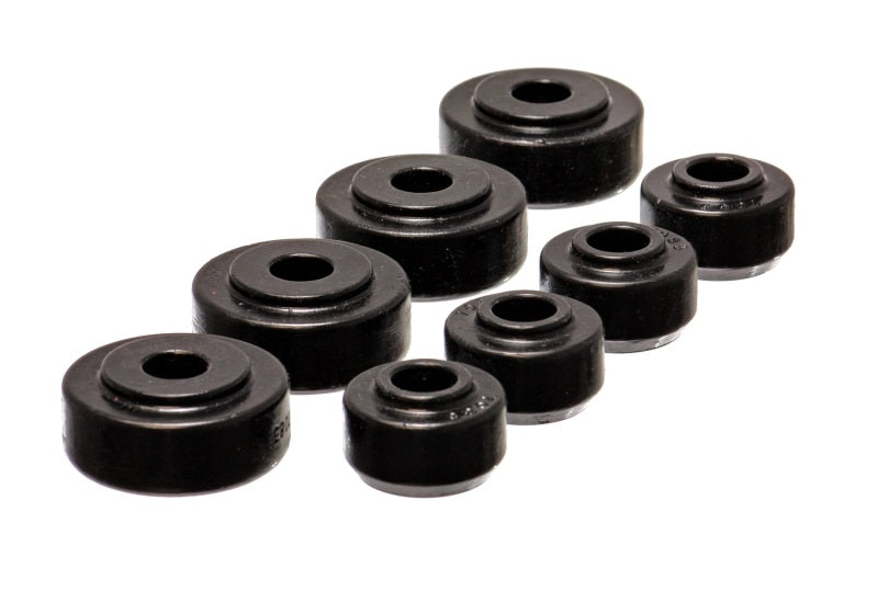 ES Strut Bushings - Black - Energy Suspension 86-95 Ford Taurus Black Rear Strut Rod Bushing Set (Sedan ONLY)