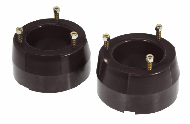 PRO Coil Spring Isolator - Blk - Prothane 94-05 Dodge Ram 4wd Front Coil Spring 2in Lift Spacer - Black