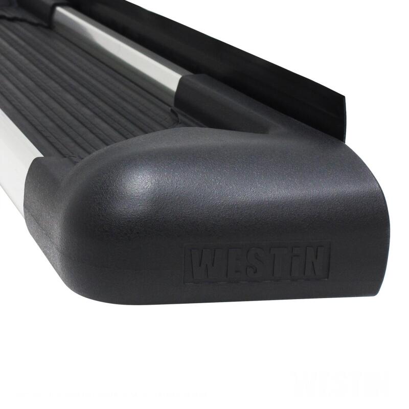 WES Running Boards - Sure-Grip - Westin SG6 Polished Aluminum Running Boards 74.25 in