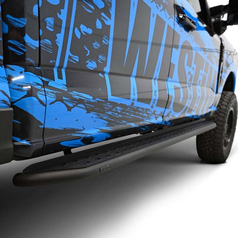 WES Running Boards - Outlaw - Westin 15-23 Ford F150 (SuperCrew) Outlaw Running Boards - Textured Black