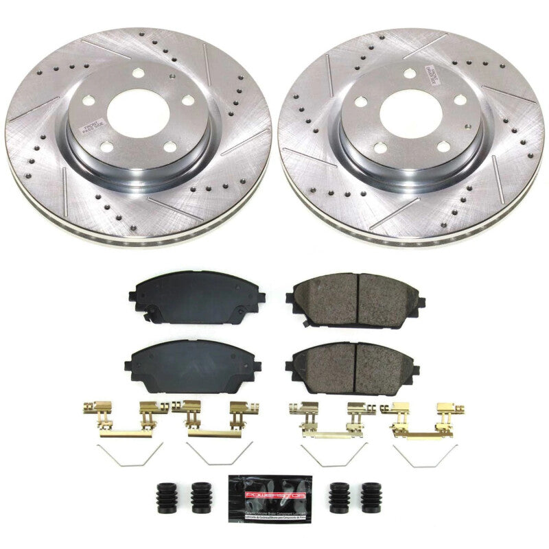 PSB Z23 Evolution Kit - Power Stop 20-22 Mazda CX-30 Front Z23 Evolution Brake Kit