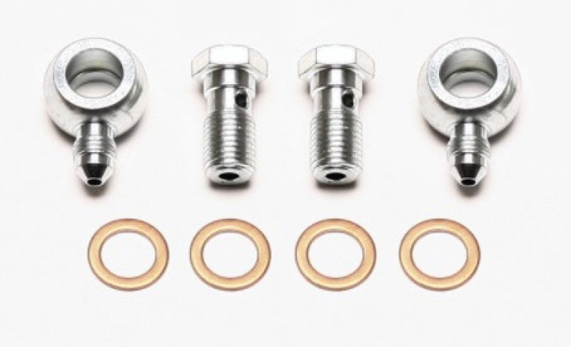 WIL Fittings and Adaptors - Wilwood Banjo Fitting Kit -3 male to 7/16 Banjo Bolts & Crush Washers (2 qty)