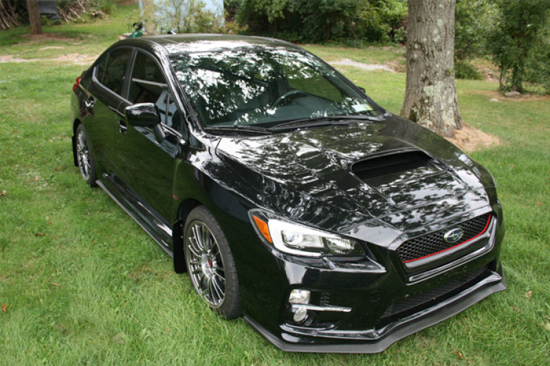 RAL UR Red Flap/Wht Logo - Rally Armor 15-21 Subaru WRX/STI Red UR Mud Flap w/White Logo