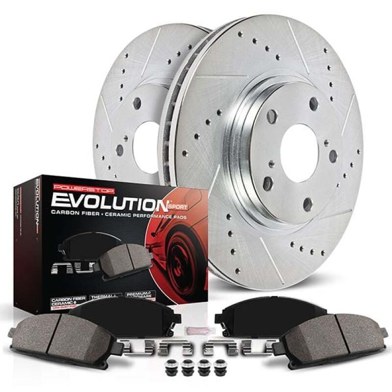 PSB Z23 Evolution Kit - Power Stop 2023 Ford Bronco Sport Front Z23 Evolution Brake Kit