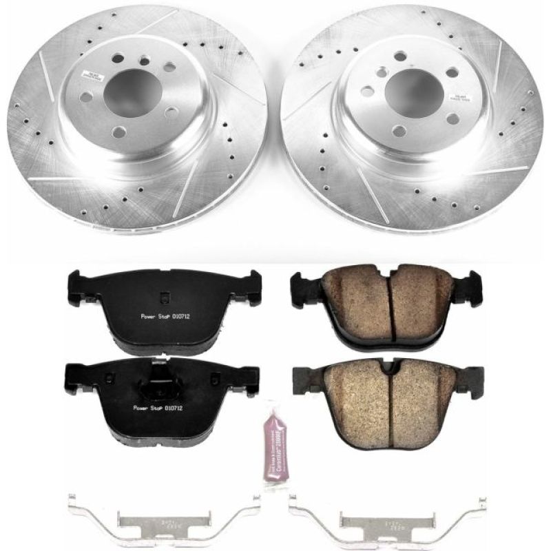 PSB Z23 Evolution Kit - Power Stop 11-15 BMW 740i Rear Z23 Evolution Sport Brake Kit