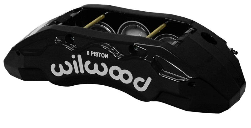 WIL TX6R Caliper - Wilwood Caliper-TX6R- R/H - Black 2.00/1.88/1.88in Pistons 1.50in Disc