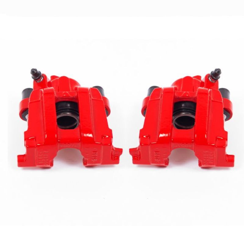 PSB Red Calipers - Power Stop 05-09 Ford Escape Rear Red Calipers w/o Brackets - Pair