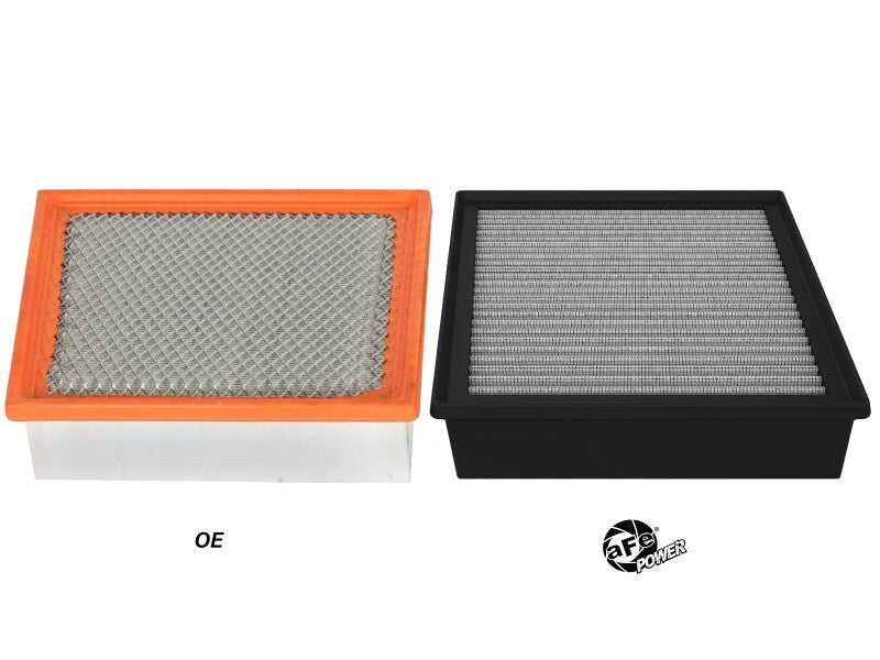 AFE Magnum FLOW OE Replacement Filters - aFe Magnum FLOW OE Replacement Air Filter w/ Pro DRY S GM Diesel Trucks 17-19 V8-6.6L (td) L5P