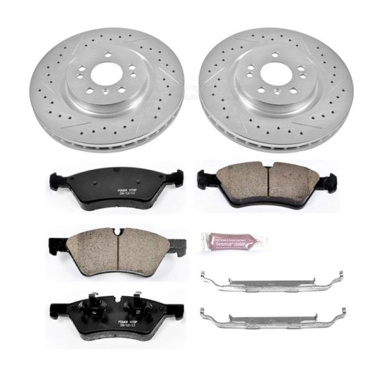 PSB Z23 Evolution Kit - Power Stop 10-11 Mercedes-Benz ML450 Front Z23 Evolution Sport Brake Kit