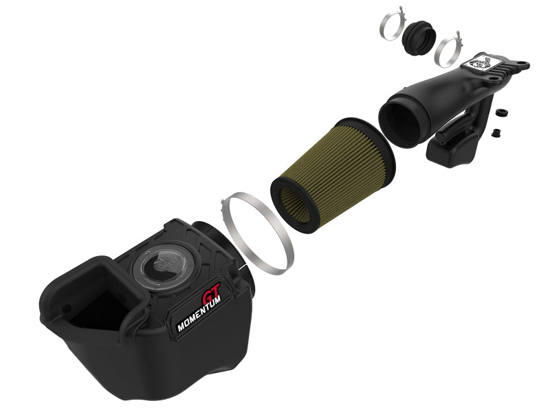 AFE Momentum GT Cold Air Intakes - aFe Momentum GT Pro GUARD 7 Cold Air Intake System 12-18 Jeep Wrangler JK V6 3.6L