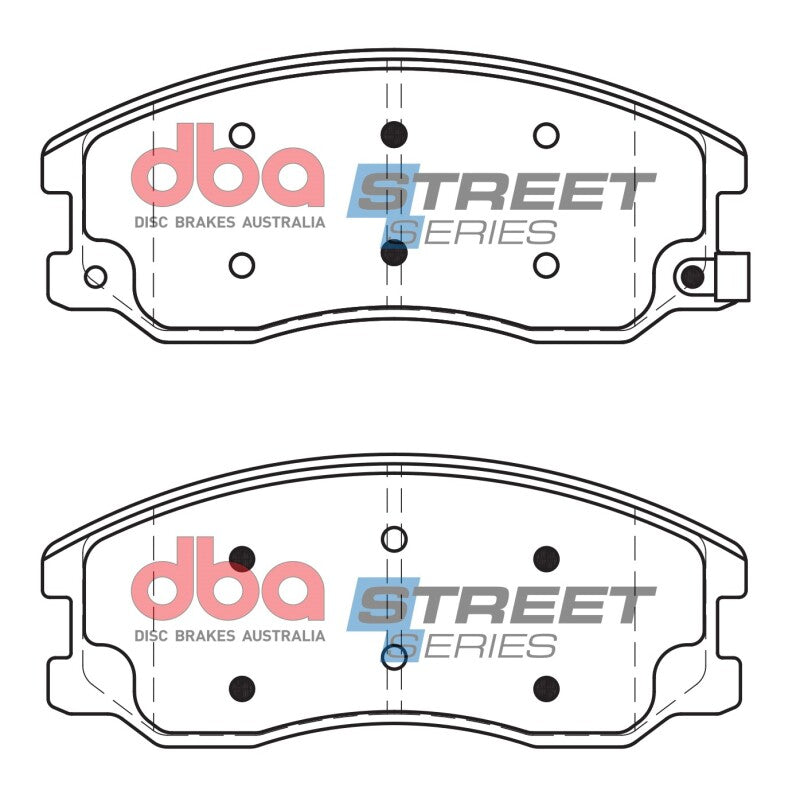 DBA Street Series Brake Pads - DBA 12-15 Chevrolet Captiva Sport Street Series Front Brake Pads