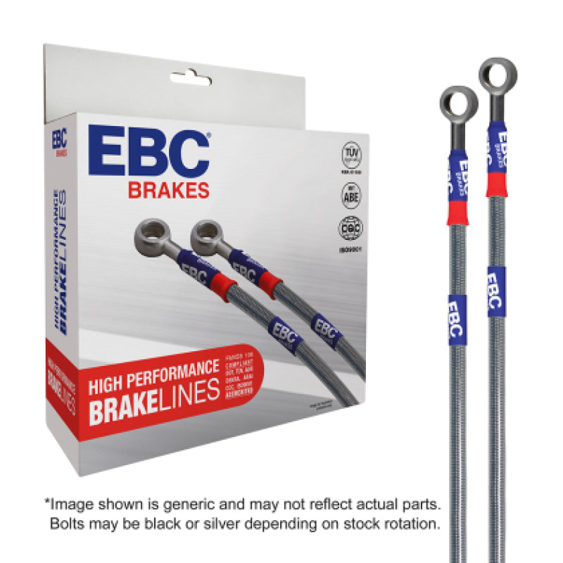 EBC Brake Line Kits - EBC 2002 Chevrolet Silverado 1500 (2WD) Ext Cab Stainless Steel Brake Line Kit