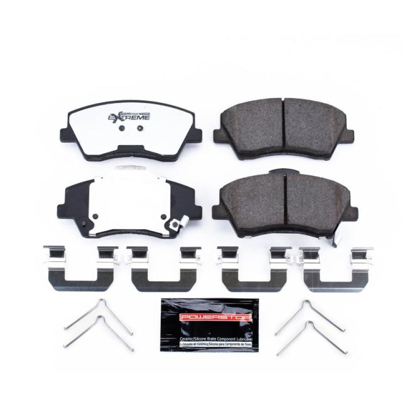 PSB Z36 Truck & Tow Brake Pads - Power Stop 17-19 Hyundai Elantra Front Z36 Truck & Tow Brake Pads w/Hardware