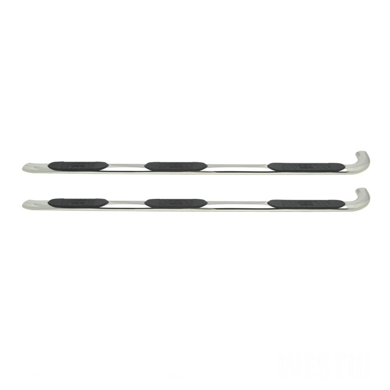 WES Nerf Bars - Platinum 4 - Westin 2015-2018 Ford F-150 SuperCab (6.5ft Bed) Platinum 4 Oval WTW Nerf Step Bars - SS