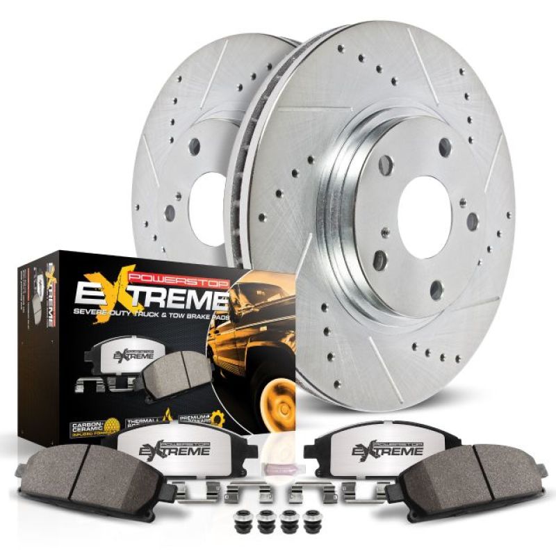 PSB Z36 Truck & Tow Kit - Power Stop 91-92 BMW 318i Front Z36 Truck & Tow Brake Kit