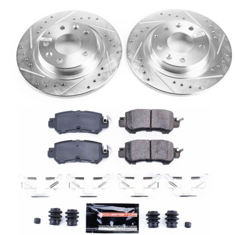 PSB Z23 Evolution Kit - Power Stop 16-18 Mazda CX-3 Rear Z23 Evolution Sport Brake Kit