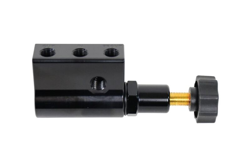BAE Proportioning Valve - Baer Brakes Remaster Right Port Adjustable Proportioning Valve - Black