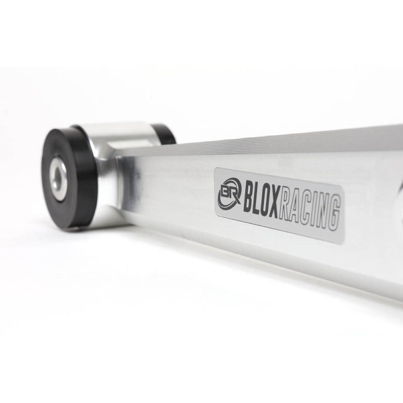 BX Lower Control Arms - BLOX Racing V2 Billet Rear Lower Control Arms Poly Bushings 96-00 Honda Civic - Raw