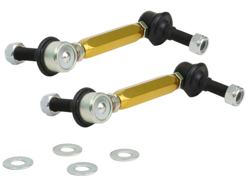 WL Sway Bar Links - Whiteline Universal (25mm - 30mm) Adjustable Heavy Duty Ball Joints Sway Bar Link