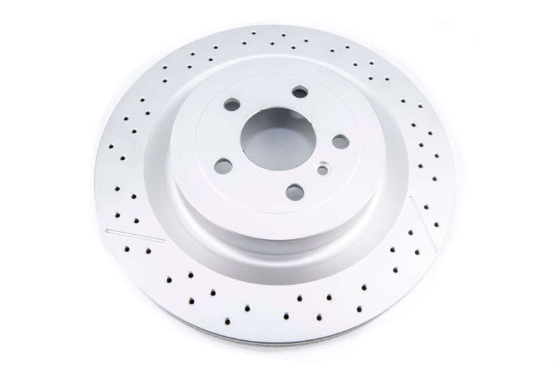 DBA 4000 Series Drilled Rotors - DBA 17-19 Mercedes-Benz GLE43 AMG Sport Brakes Rear OE Cross Drilled Rotor