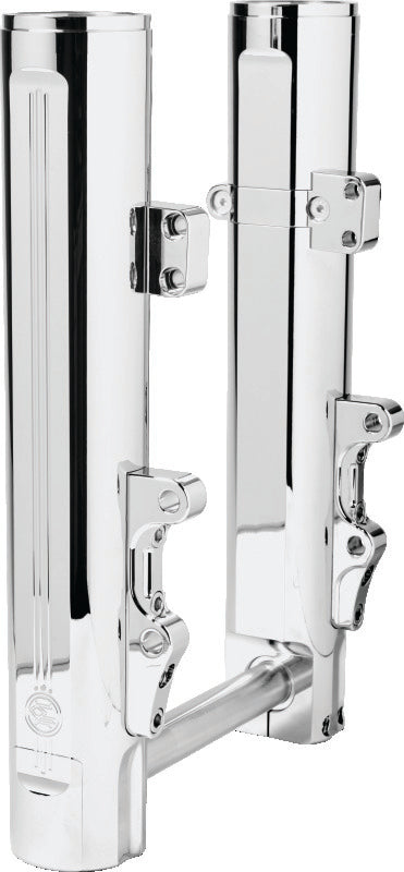 PFM Fork Legs - Performance Machine Dyna Leg Assembly 49mm - Chrome