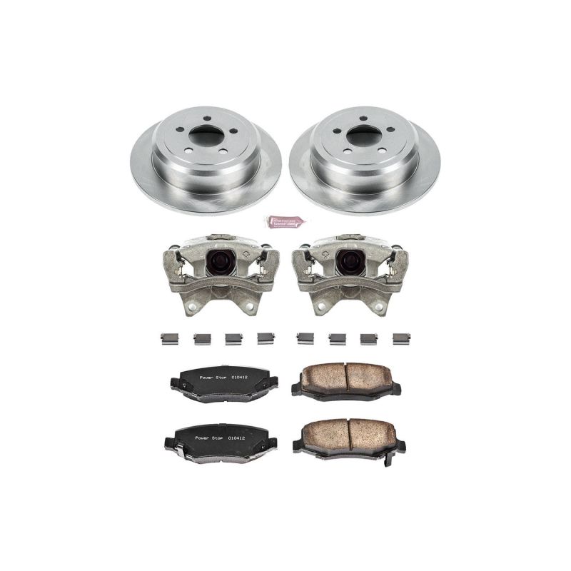 PSB Autospecialty Kit w/Cals - Power Stop 07-11 Dodge Nitro Rear Autospecialty Brake Kit w/Calipers
