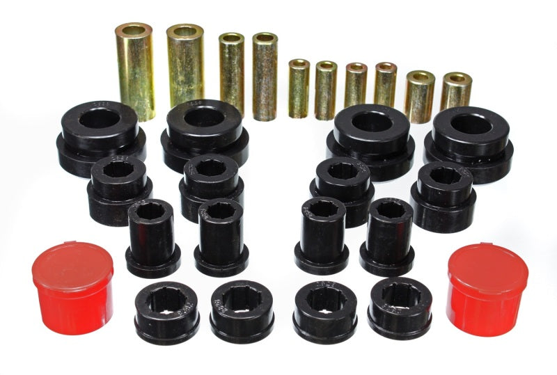 ES Cntrl Arm Bushings - Black - Energy Suspension 02-09 350Z / 03-07 Infiniti G35 Black Front Control Arm Bushing Set