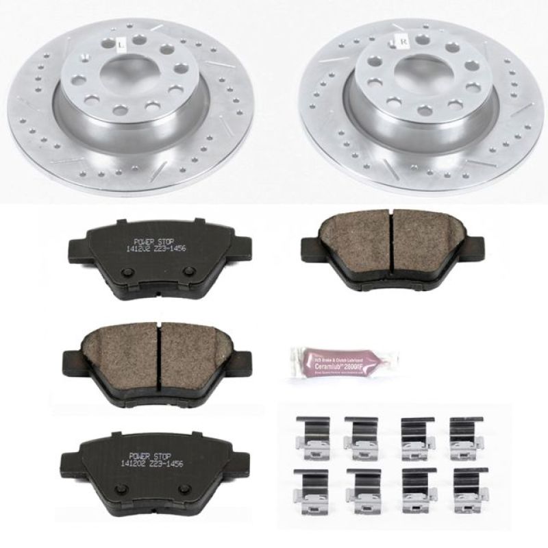 PSB Z23 Evolution Kit - Power Stop 10-12 Audi A3 Rear Z23 Evolution Sport Brake Kit