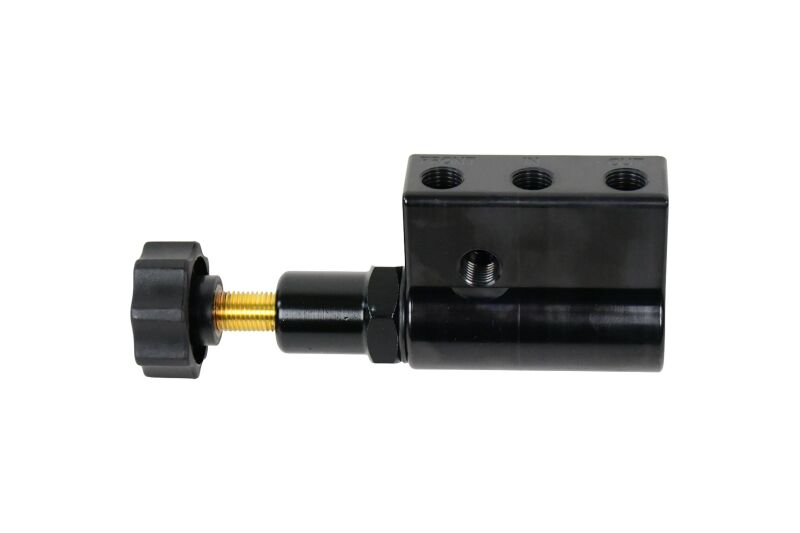BAE Proportioning Valve - Baer Brakes Remaster Left Port Adjustable Proportioning Valve - Black