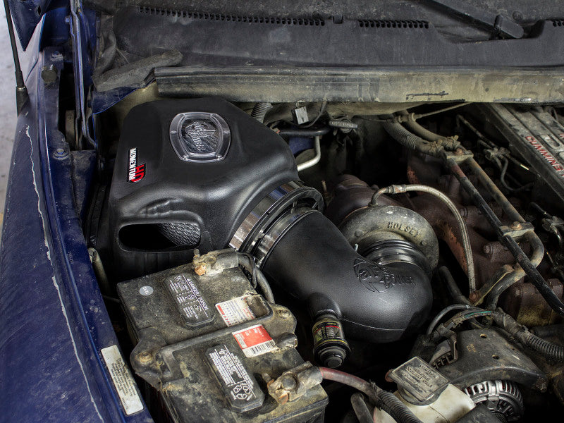 AFE Momentum HD Cold Air Intakes - aFe Momentum HD Cold Air Intake System w/ Pro DRY S Filter Dodge Diesel Trucks 94-02 L6-5.9L (td)