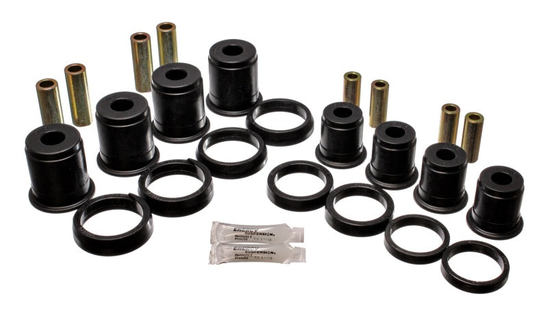 ES Cntrl Arm Bushings - Black - Energy Suspension 84-01 Jeep Cherokee/Wagoneer/Comanche 2WD Black Front Control Arm Bushings
