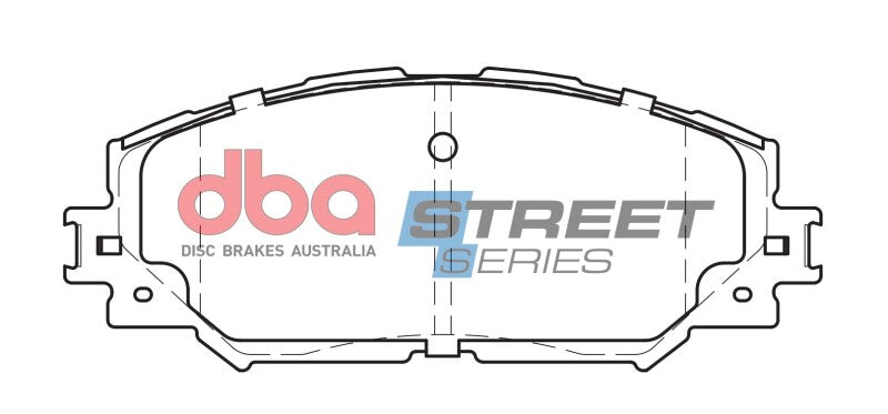 DBA Street Series Brake Pads - DBA 10-12 Lexus HS250h Street Series Front Brake Pads